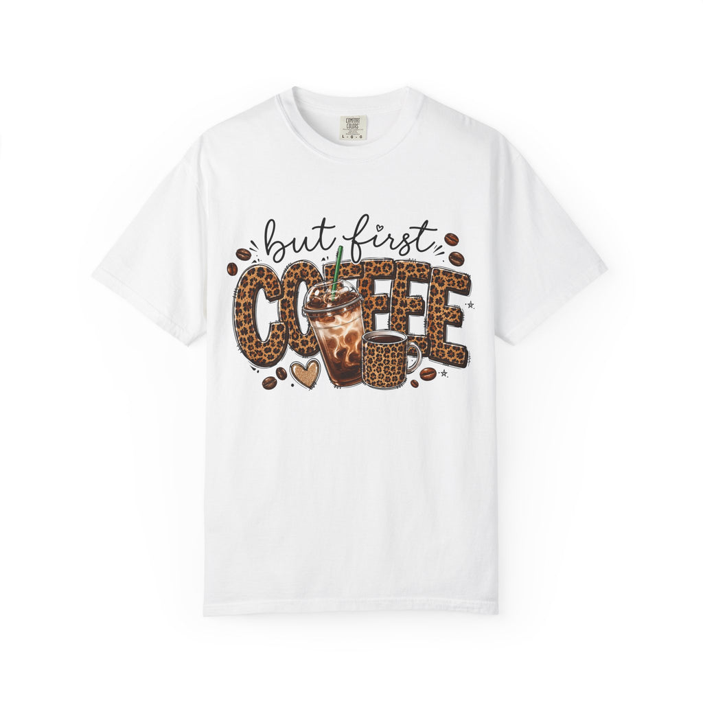 Coffee Leopard Tee