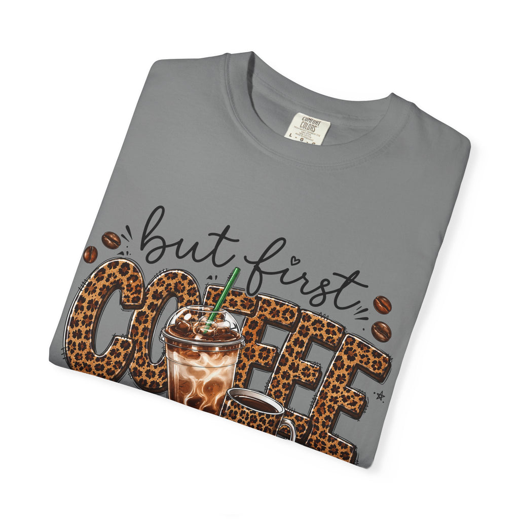 Coffee Leopard Tee