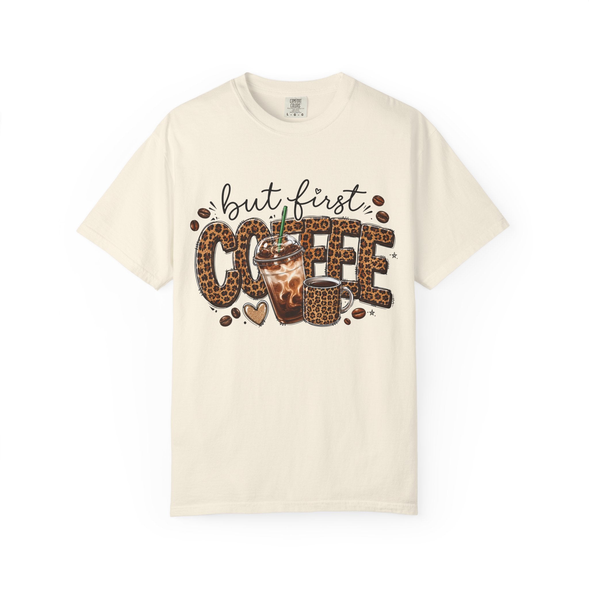 Coffee Leopard Tee