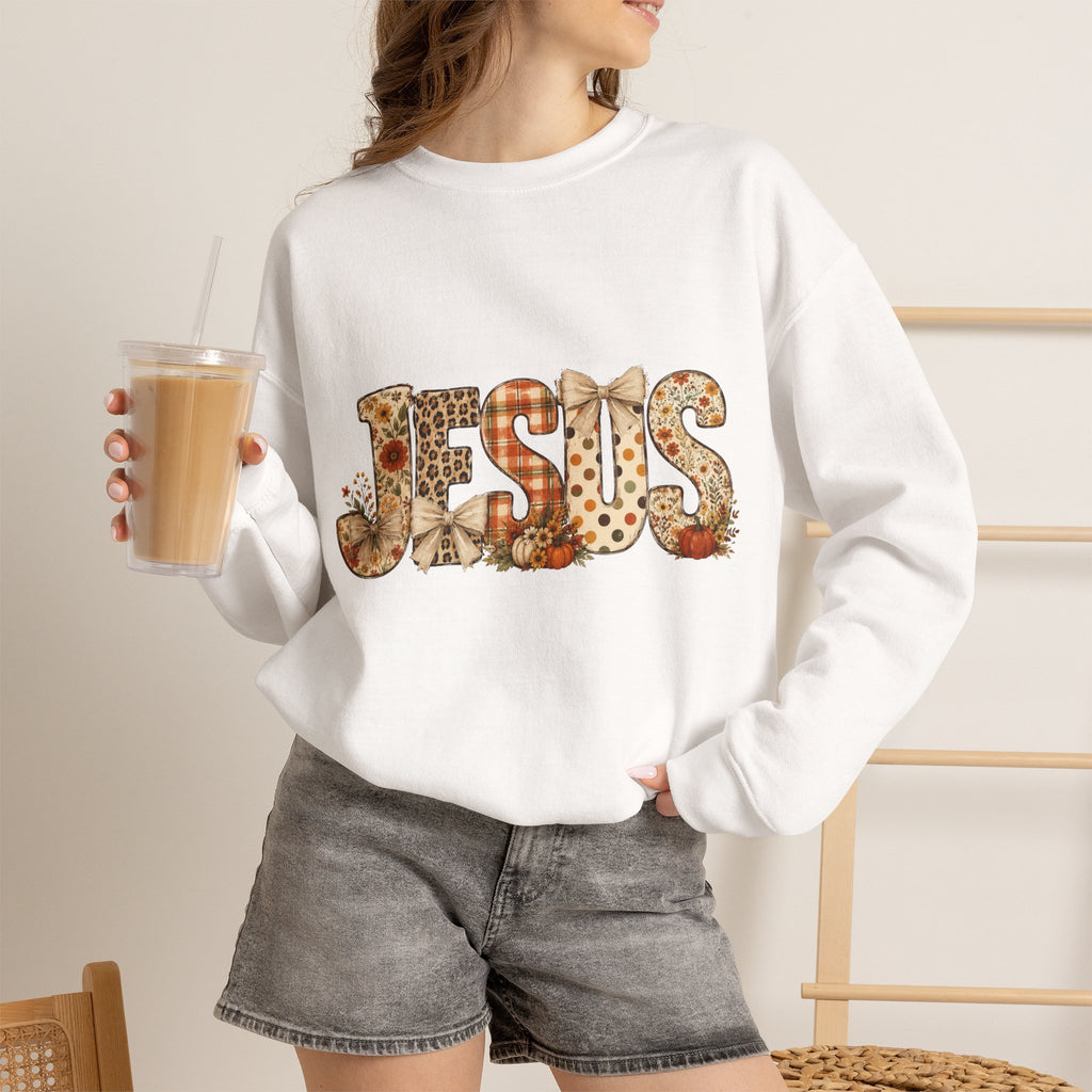 Jesus Floral  Sweatshirt