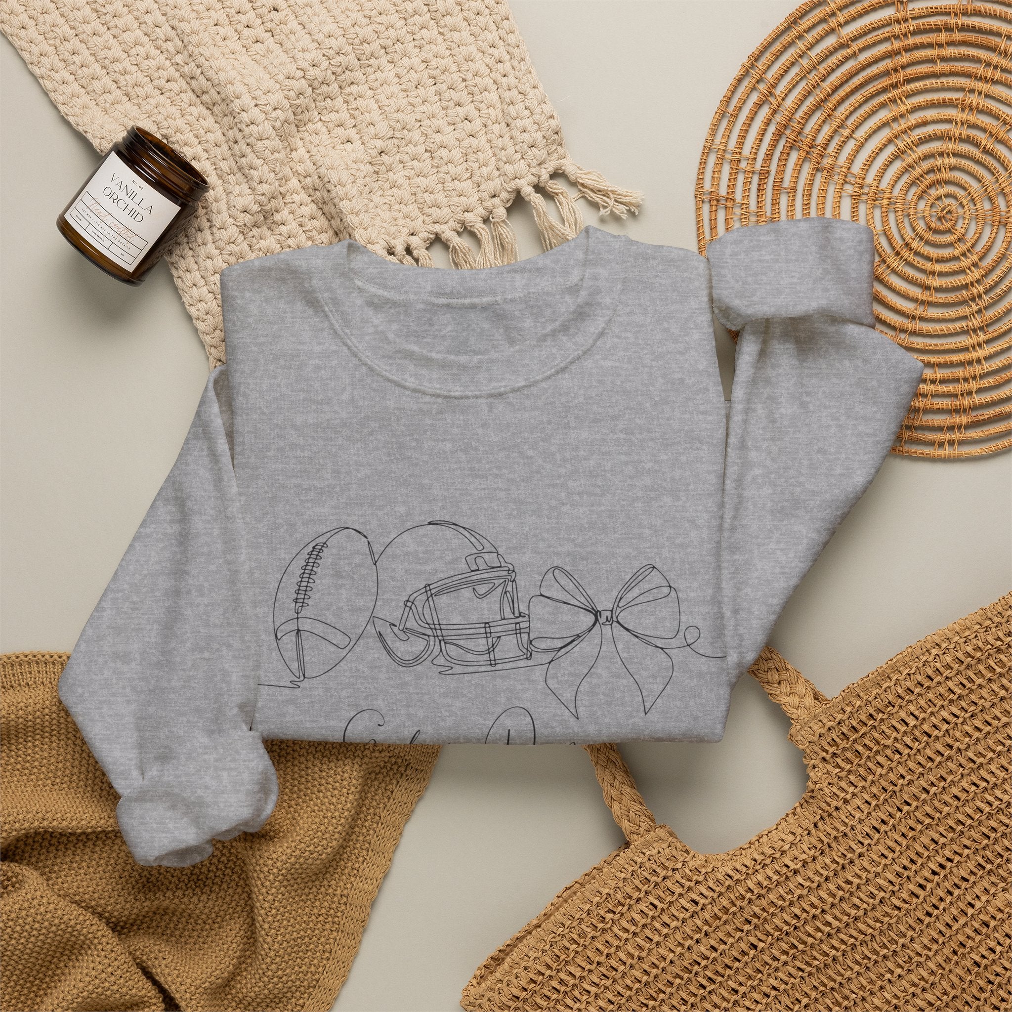 Football crewneck