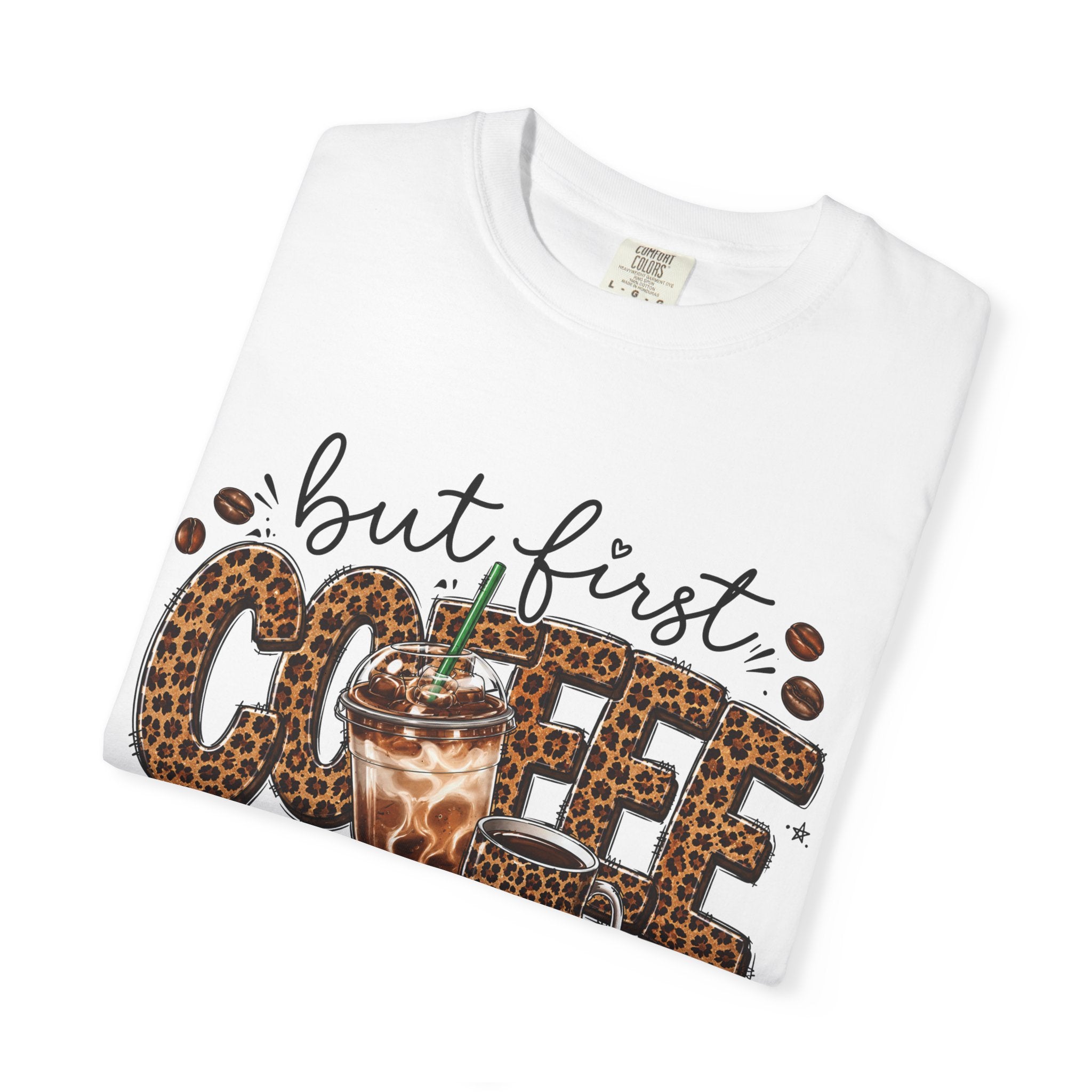Coffee Leopard Tee