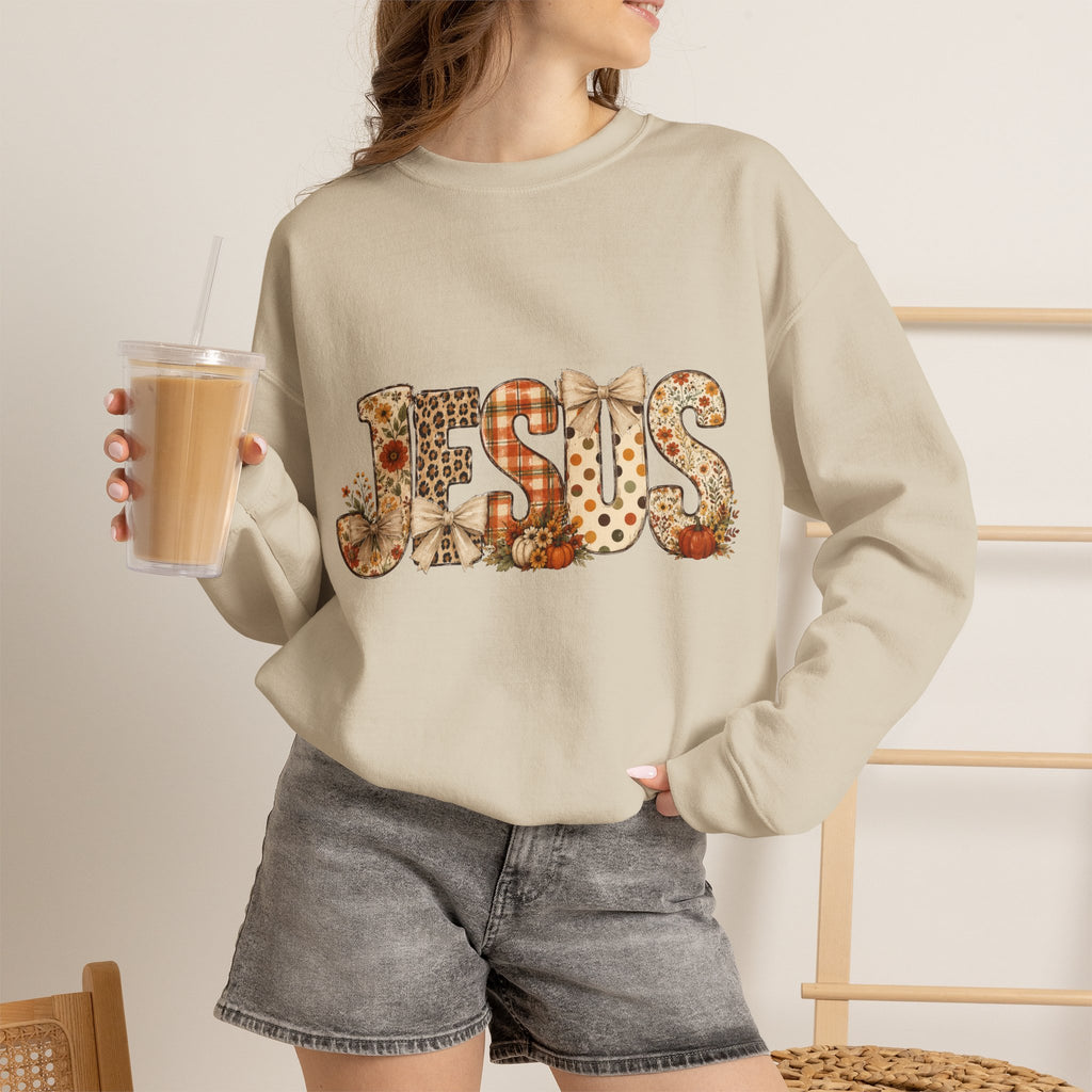Jesus Floral  Sweatshirt