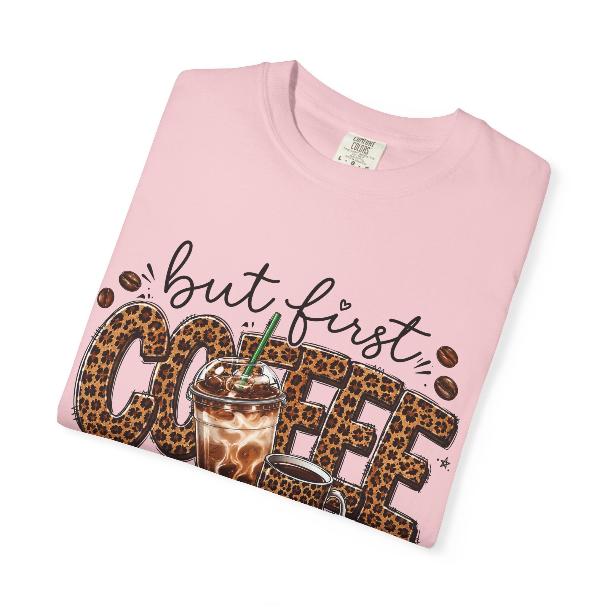 Coffee Leopard Tee