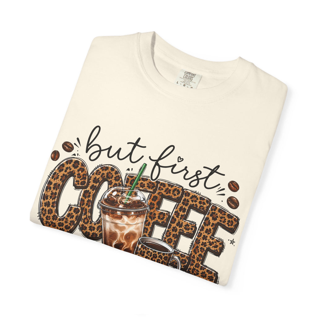 Coffee Leopard Tee