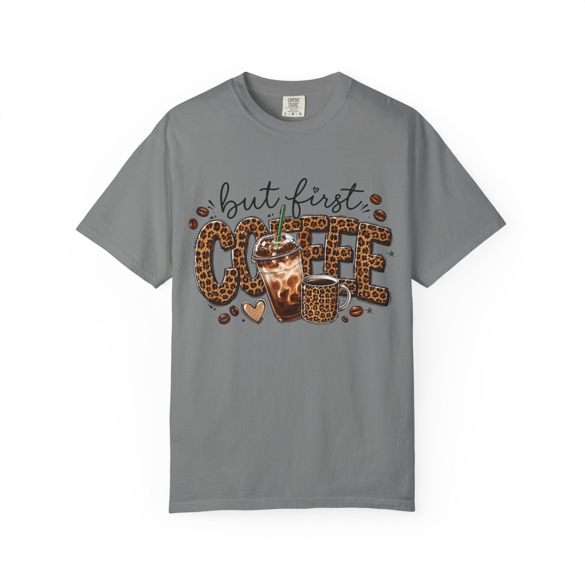 Coffee Leopard Tee
