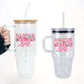 Mama + Mini Floral Bow Matching Tumbler Set