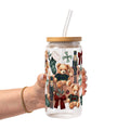 Plaid Teddy Christmas Cups