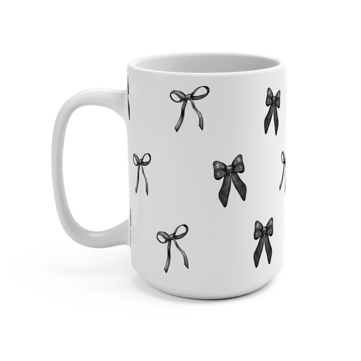 Black Coquette Bows Cups