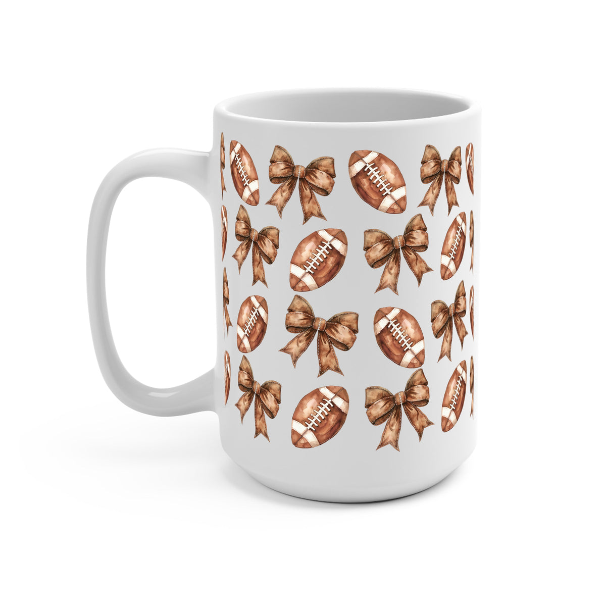 Footballs & Bows Cups